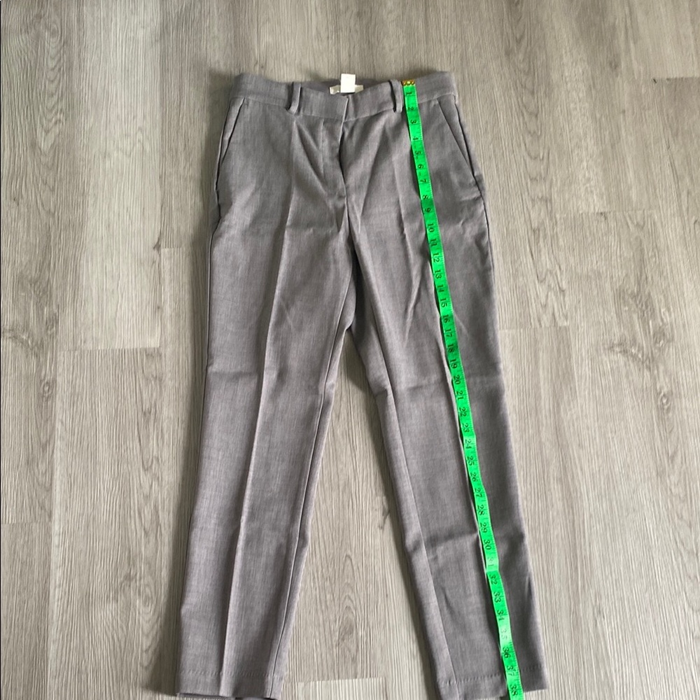 Gray Dress Pants with Tailored Fit